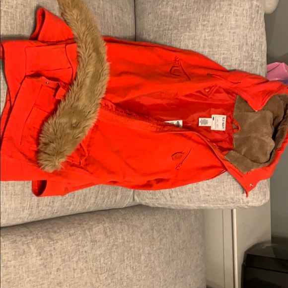 orange coat - Picture 3 of 3